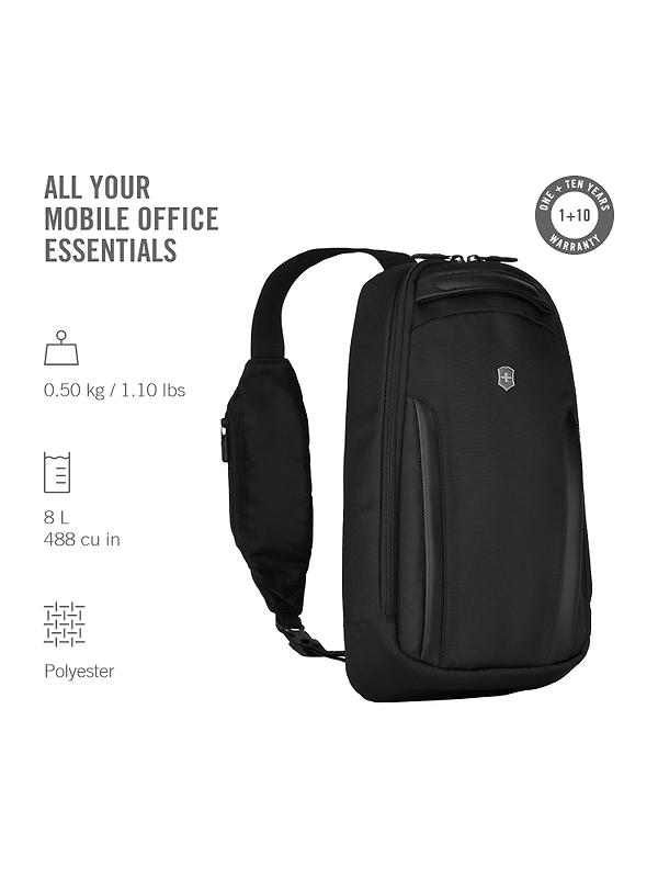 Victorinox Altmont Professional Tablet Sling Bag - Black Image 3