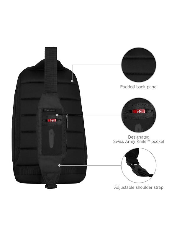 Victorinox Altmont Professional Tablet Sling Bag - Black Image 4