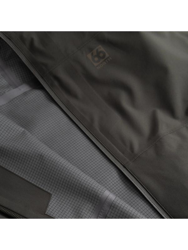 66°North Men's Adalvik Packable Rain Jacket - Alpine Grimmia Image 6