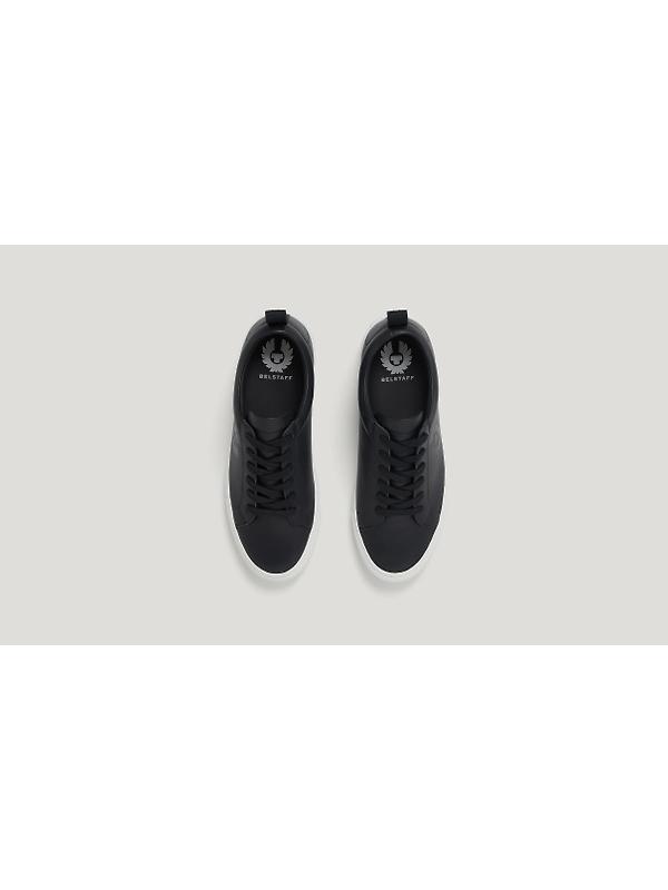 Belstaff Men's Nappa Leather Walton Trainers - Black Image 3