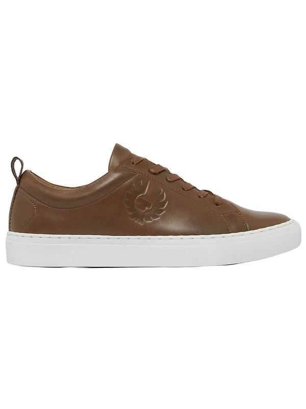 Belstaff Men's Nappa Leather Walton Trainers - Cork Image 1