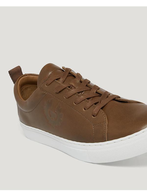 Belstaff Men's Nappa Leather Walton Trainers - Cork Image 5
