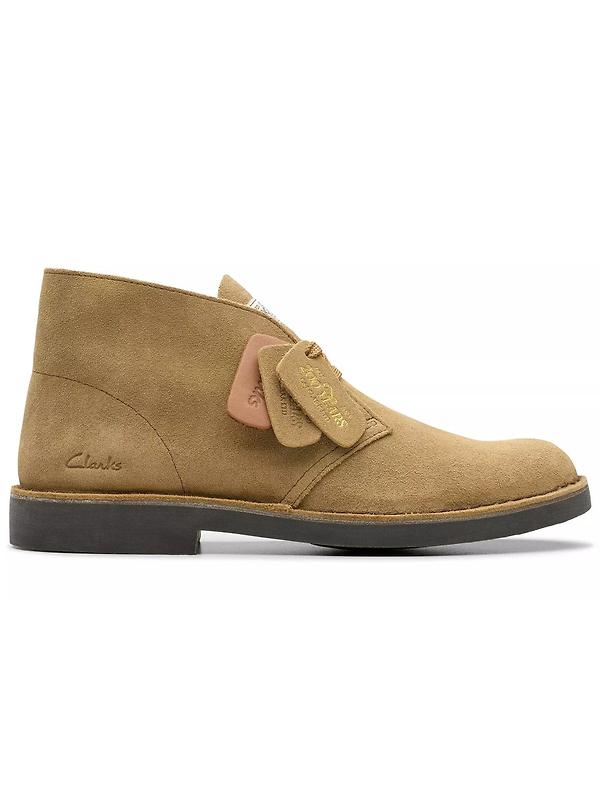 Clarks Men's Desert Boot Evo Suede - Dark Sand Suede Image 1
