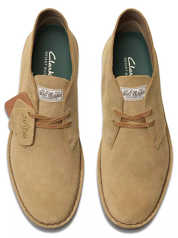 Clarks Men's Desert Boot Evo Suede - Dark Sand Suede Image 4