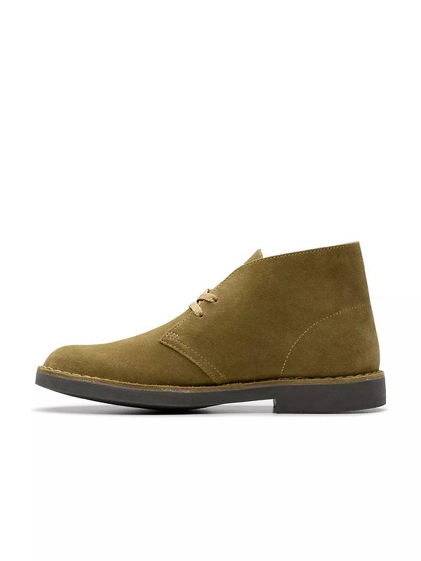 Clarks Men's Desert Boot Evo Suede - Olive Suede Image 6
