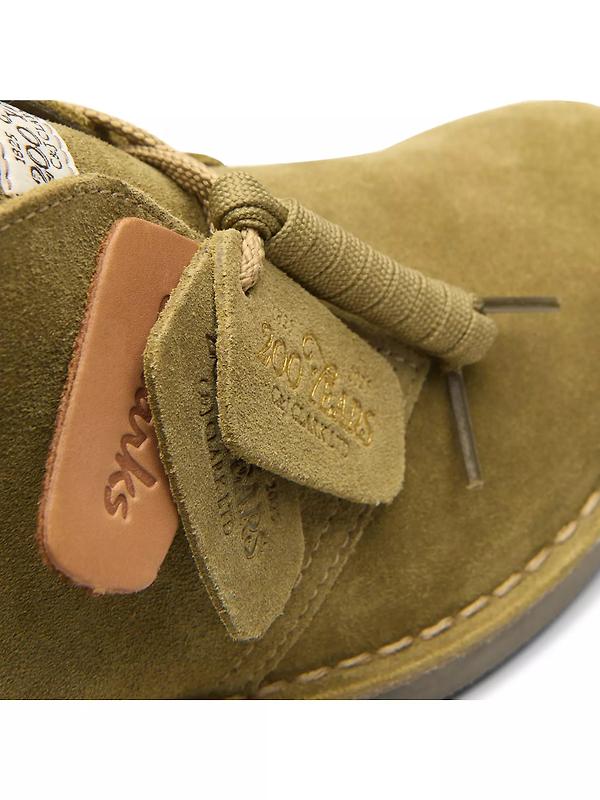 Clarks Men's Desert Boot Evo Suede - Olive Suede Image 7