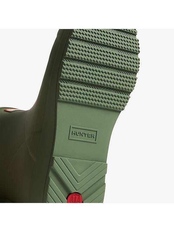 Hunter Women's Play Short Wellington Boots - Lichen Green Image 4