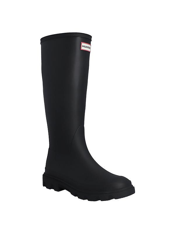 Hunter Women's Downpour Tall Wellington Boots - Black Image 2