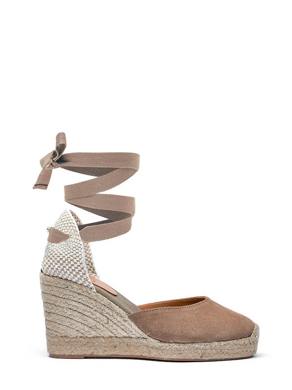 Holland Cooper Women's Seville Wedge Sandals - Taupe Image 5