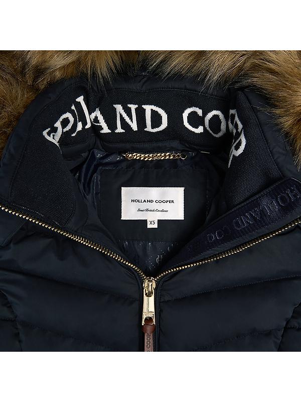 Holland Cooper Women's Whistler Puffer Jacket - Ink Navy Natural Image 11