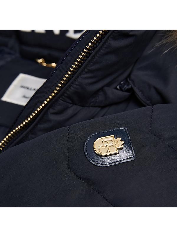 Holland Cooper Women's Whistler Puffer Jacket - Ink Navy Natural Image 13