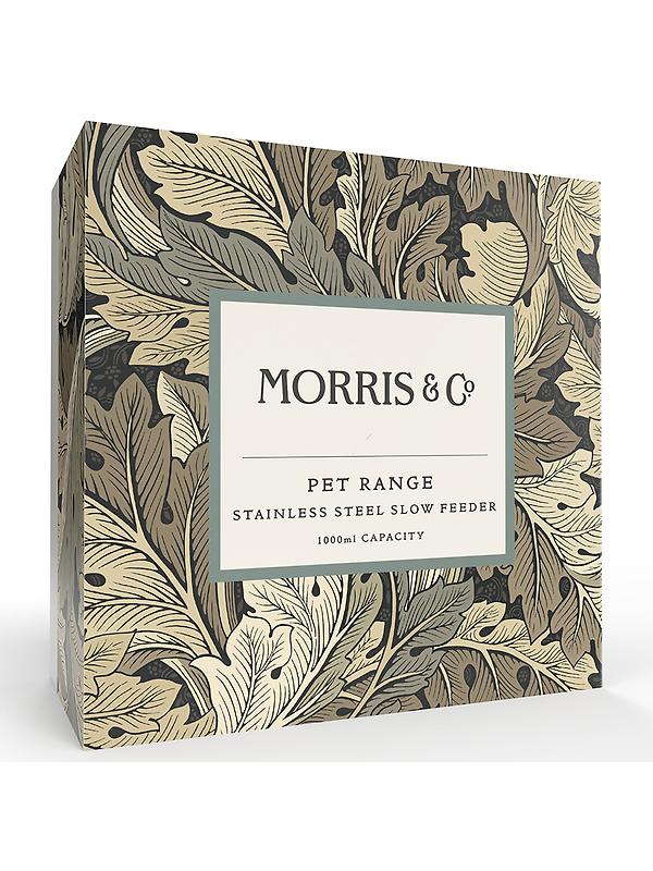 William Morris Double Walled Dog Slow Feeder - Acanthus Print Image 4