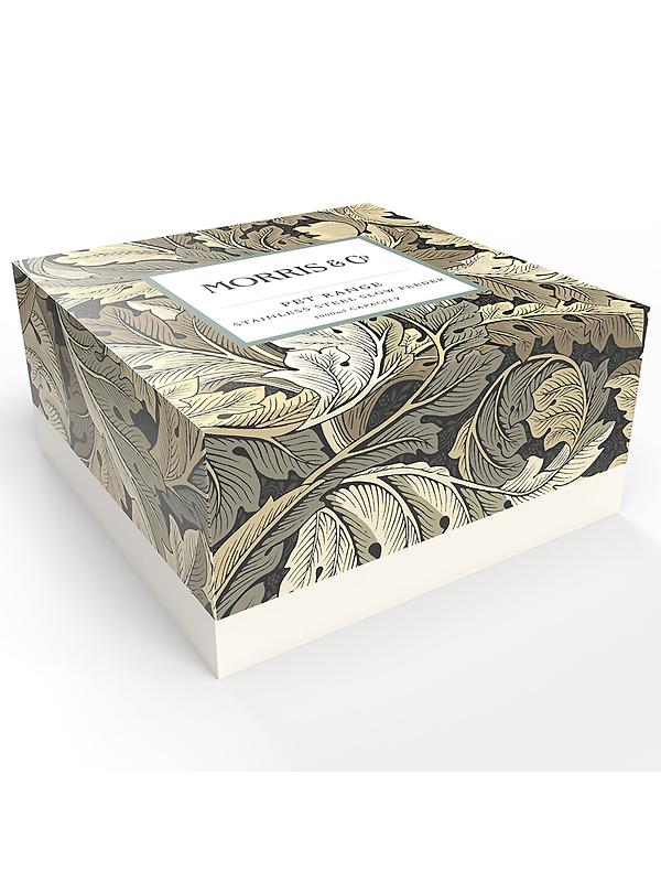 William Morris Double Walled Dog Slow Feeder - Acanthus Print Image 6