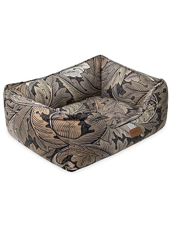 William Morris Square Dog Bed - Acanthus Print Image 4