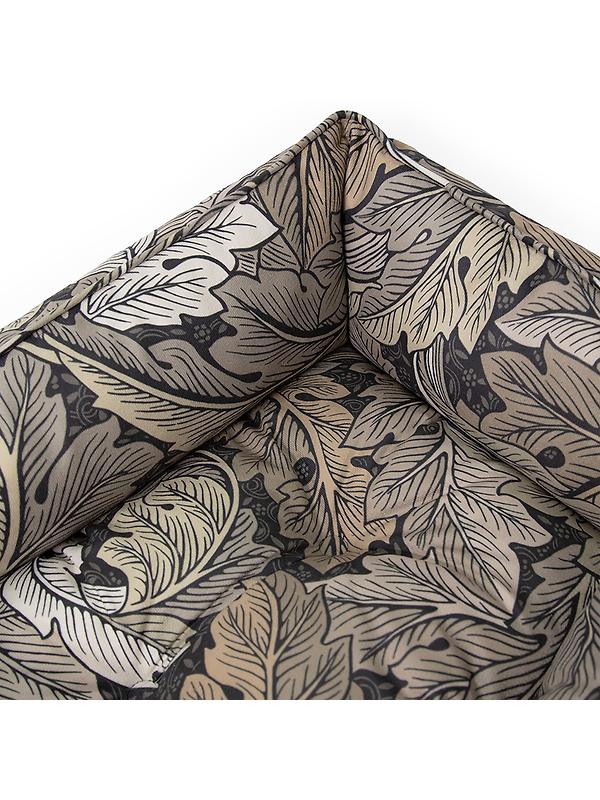 William Morris Square Dog Bed - Acanthus Print Image 5