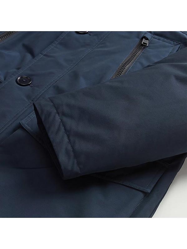 Woolrich Men's Arctic Evolution Parka - Melton Blue Image 10