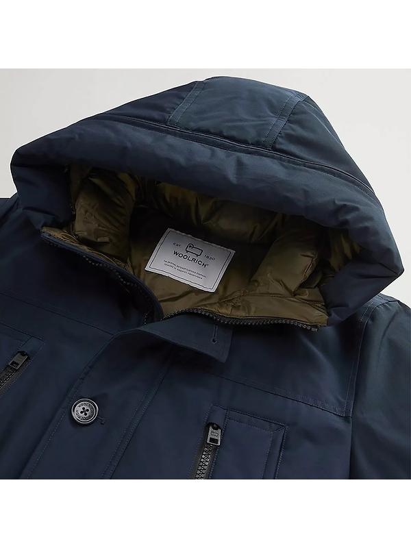 Woolrich Men's Arctic Evolution Parka - Melton Blue Image 6