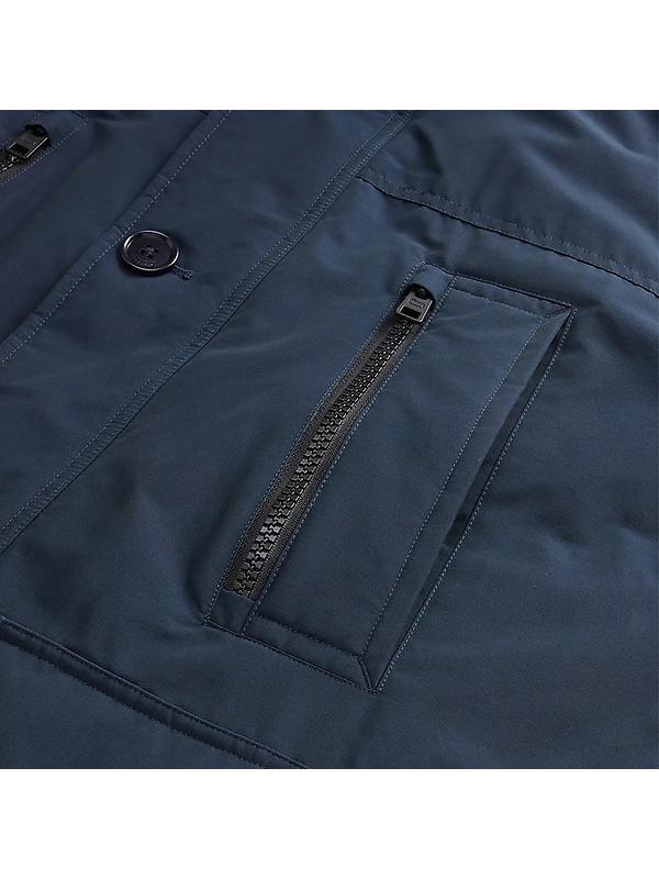 Woolrich Men's Arctic Evolution Parka - Melton Blue Image 9