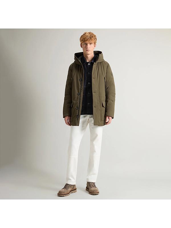 Woolrich Men's Arctic Stretch Down Parka - Dark Green Image 3