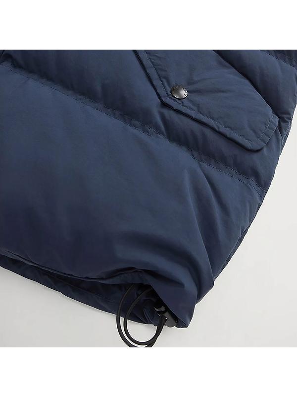 Woolrich Men's Garment-Dyed Quilted Nylon Vest - Melton Blue Image 8