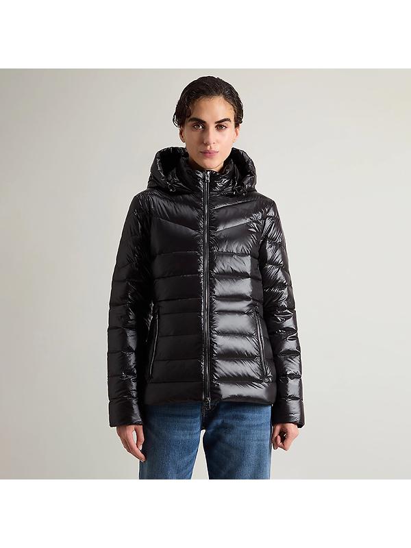 Woolrich Women's Aliquippa Lightweight Down Jacket - Black Image 2