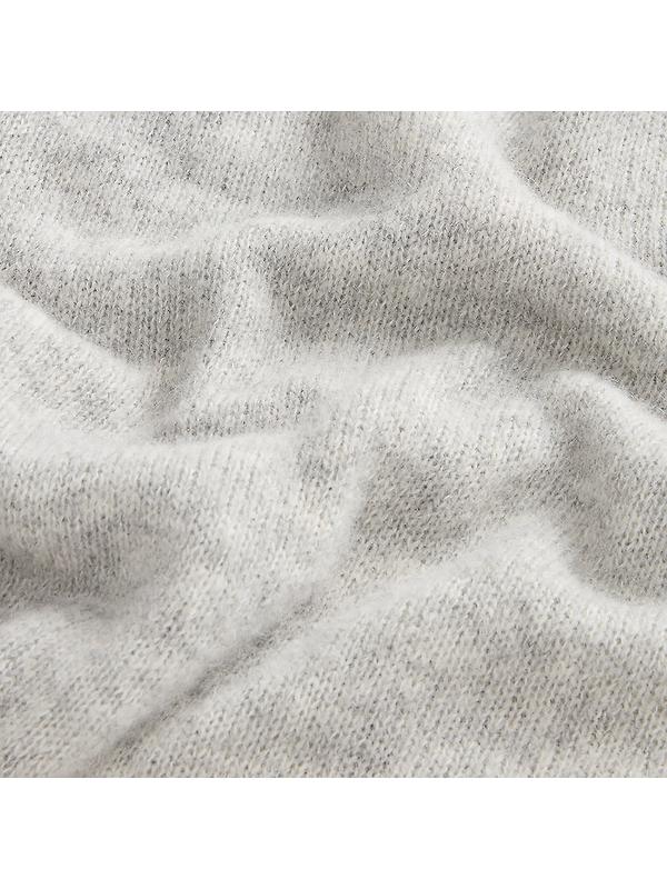 Woolrich Women's Alpaca Blend Sweater - Grey Melange Image 8