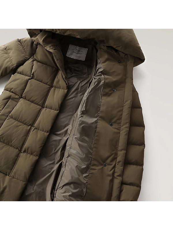 Woolrich Women's Puffy Prescott Parka - Dark Green Image 10
