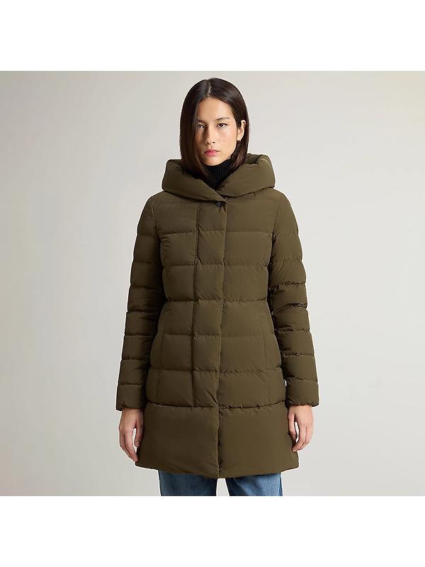 Woolrich Women's Puffy Prescott Parka - Dark Green Image 2