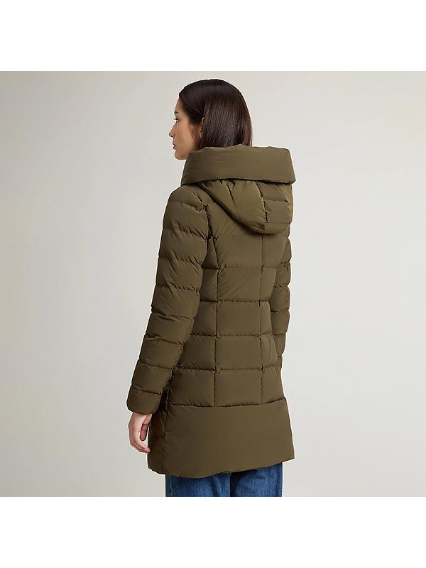 Woolrich Women's Puffy Prescott Parka - Dark Green Image 4