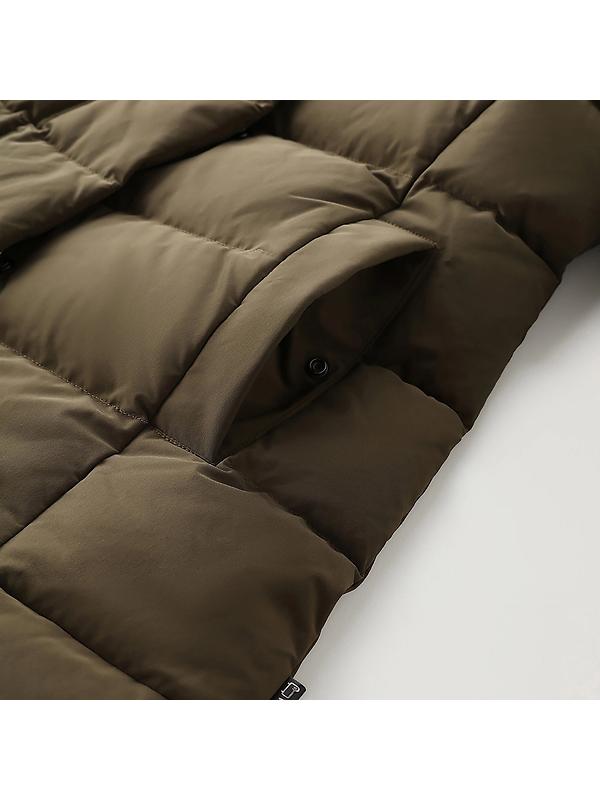 Woolrich Women's Puffy Prescott Parka - Dark Green Image 8