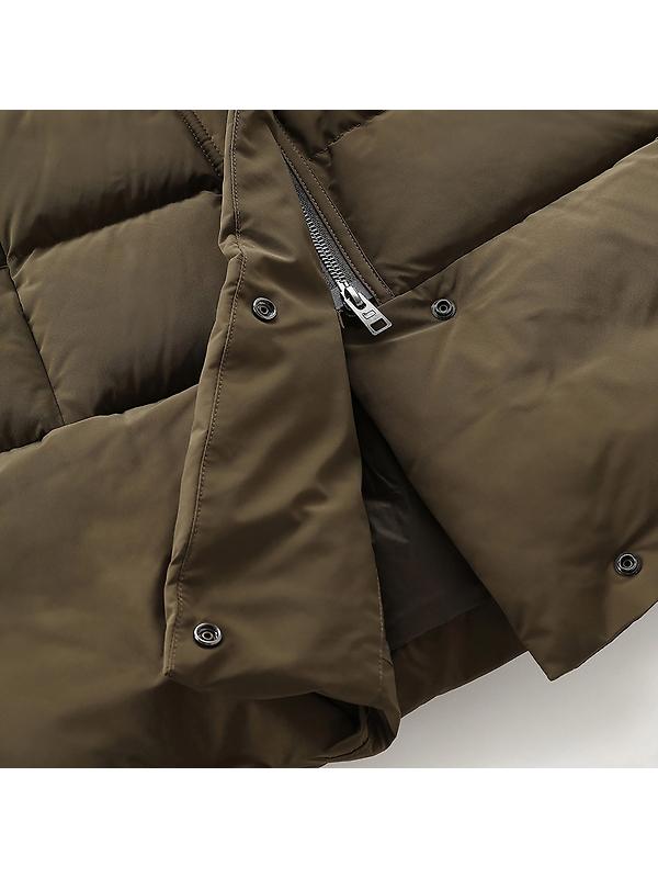 Woolrich Women's Puffy Prescott Parka - Dark Green Image 9
