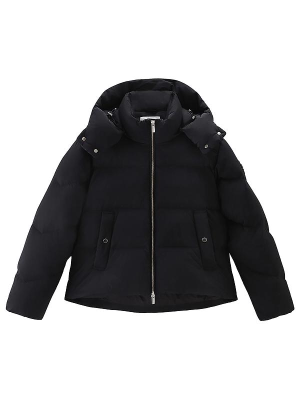Product image of Woolrich Women's Short Alsea Down Puffer Jacket - Black
