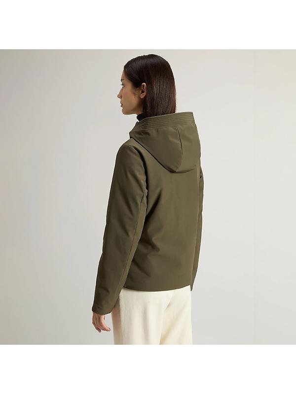Woolrich Women's Short Firth Down Parka - Dark Green Image 4