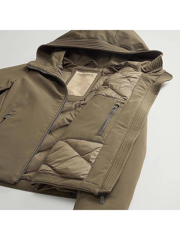 Woolrich Women's Short Firth Down Parka - Dark Green Image 8