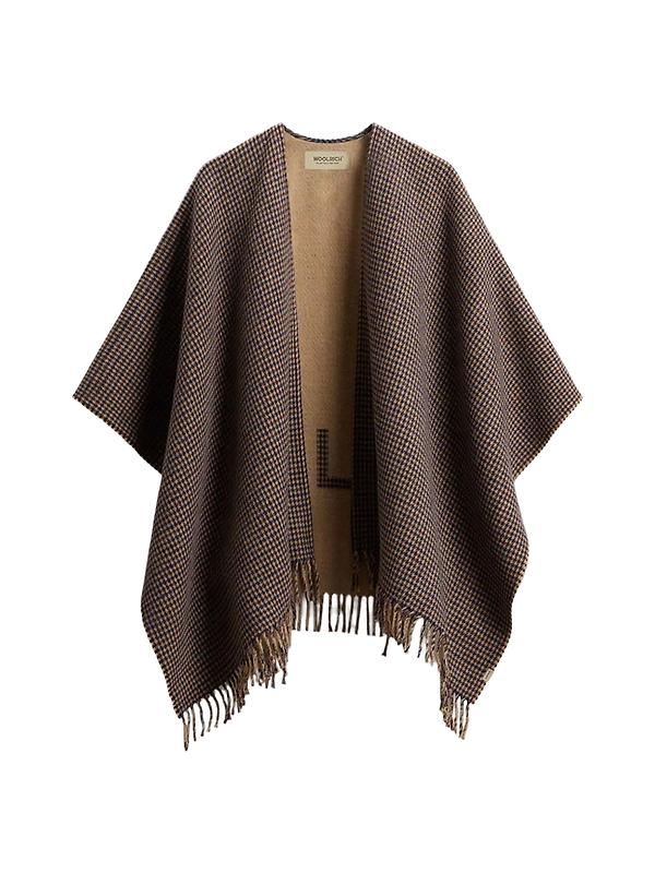 Woolrich Women's Wool-Blend Double-Face Cape - Beige Product Image
