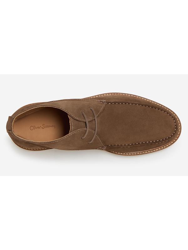 Oliver Sweeney Men's Xixona Calf Suede Moccasin Boots - Taupe Image 5