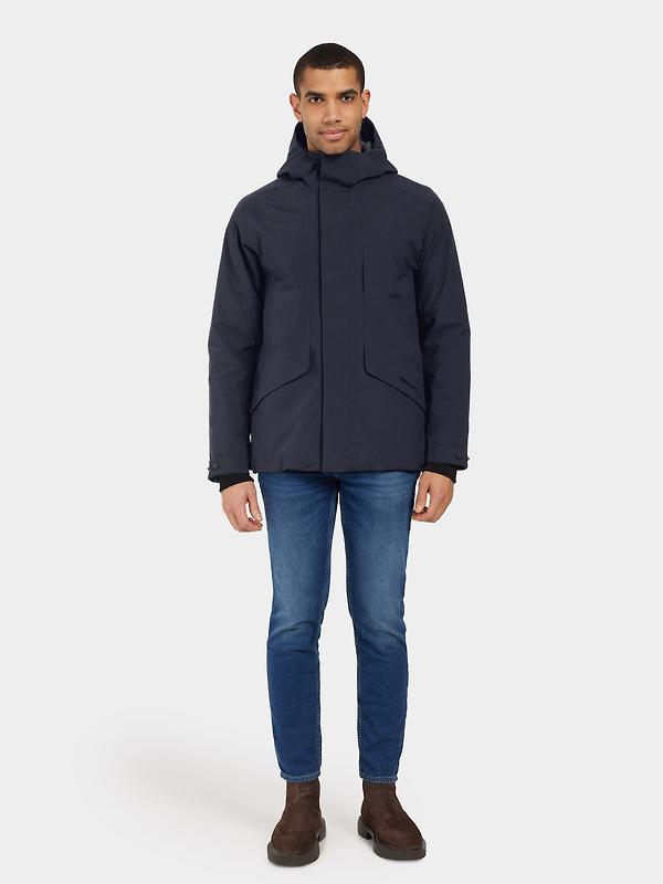 Didriksons Men's Adam Parka Jacket - Dark Night Blue Image 3