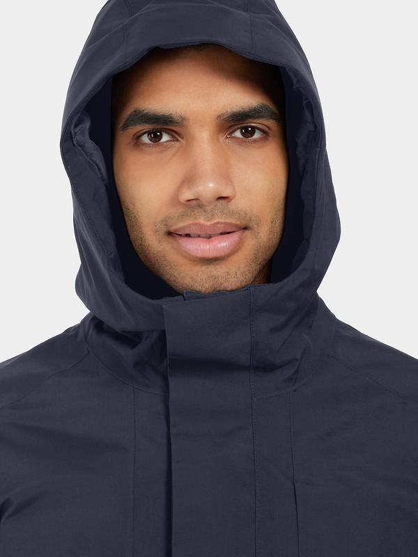 Didriksons Men's Adam Parka Jacket - Dark Night Blue Image 8