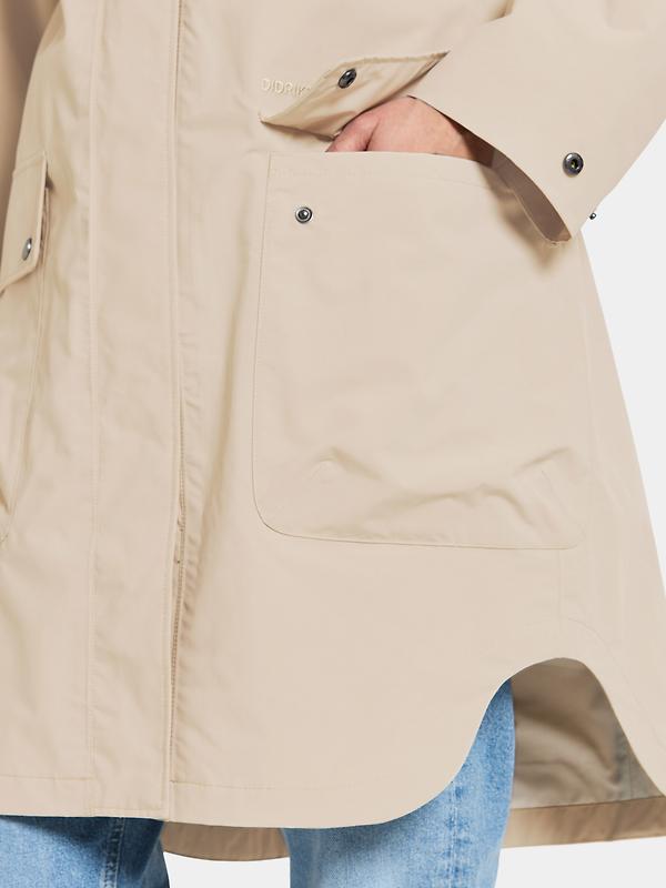 Didriksons Women's Adria Waterproof Parka - Clay Beige Image 8