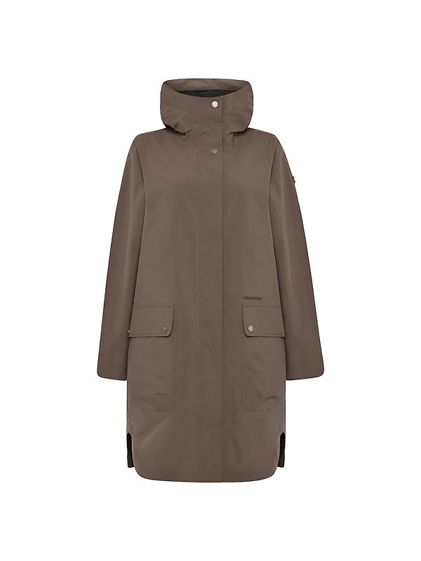Didriksons Women's Adria Waterproof Parka - Mocha Brown Image 1