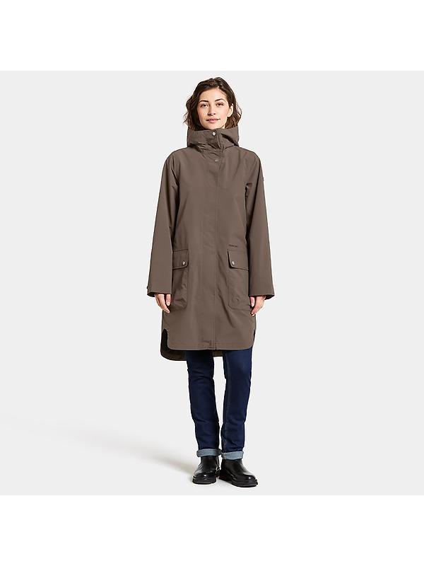 Didriksons Women's Adria Waterproof Parka - Mocha Brown Image 4