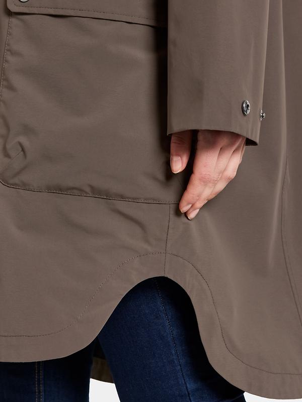 Didriksons Women's Adria Waterproof Parka - Mocha Brown Image 9