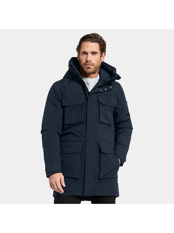 Didriksons Men's Aiden Parka - Dark Night Blue Image 2