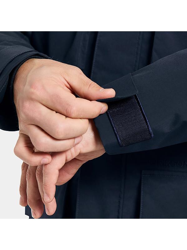 Didriksons Men's Aiden Parka - Dark Night Blue Image 10