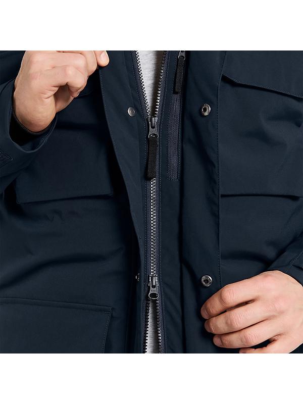 Didriksons Men's Aiden Parka - Dark Night Blue Image 11
