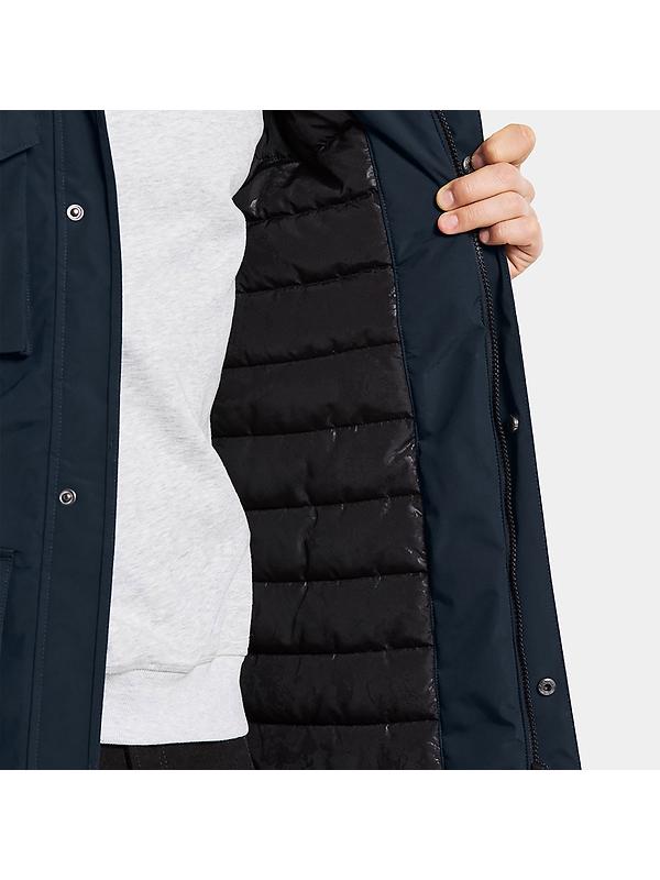 Didriksons Men's Aiden Parka - Dark Night Blue Image 12