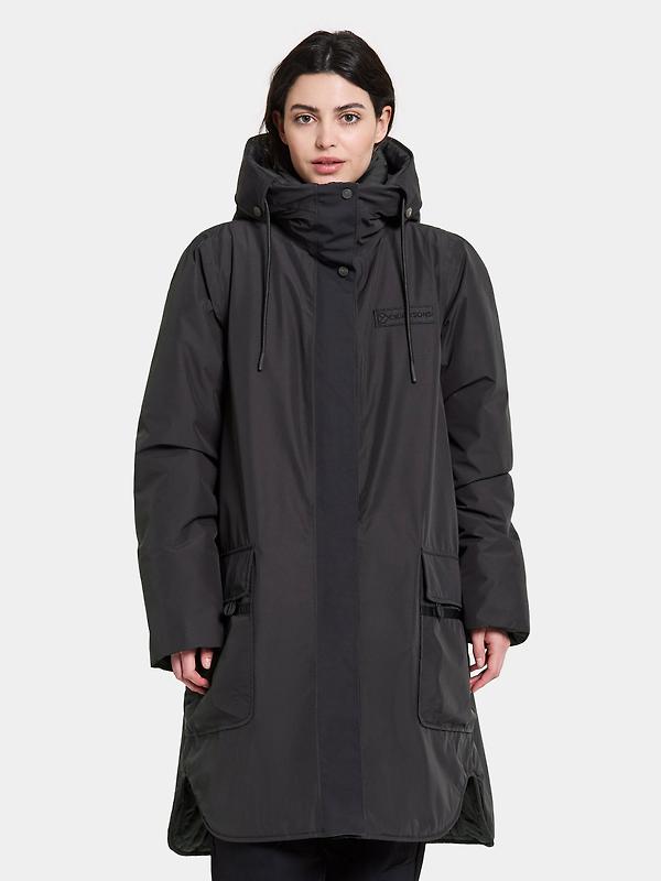 Didriksons Women's Aiko Parka - Black Image 2