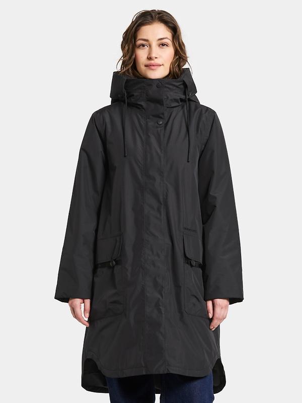 Didriksons Women's Aiko Parka - Black Image 2