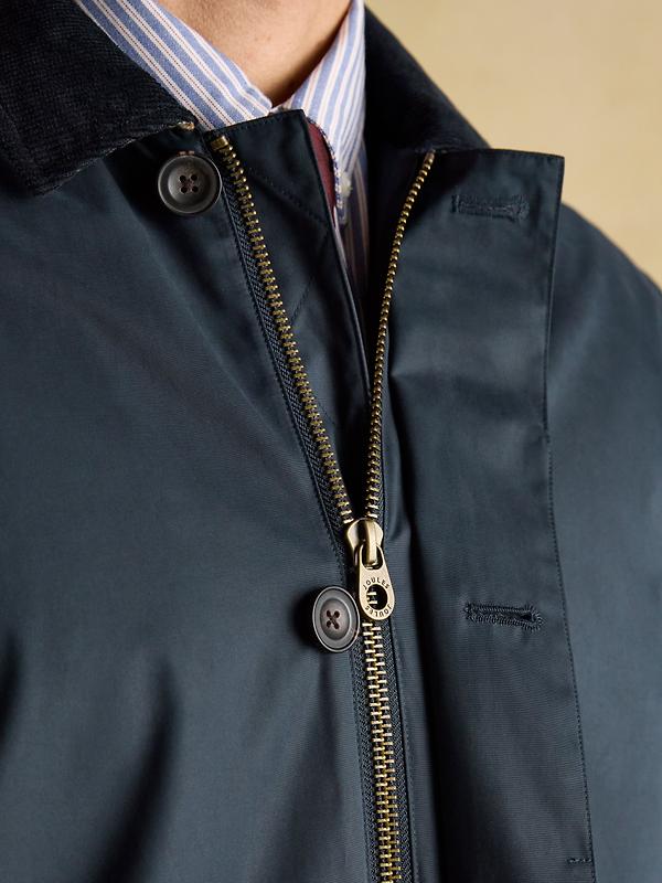 Joules Men's Sandford Waterproof Raincoat - Navy Image 12