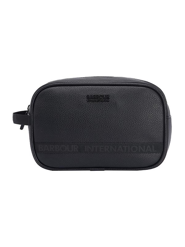 Barbour International Men's Blackwall Washbag - Black Image 1